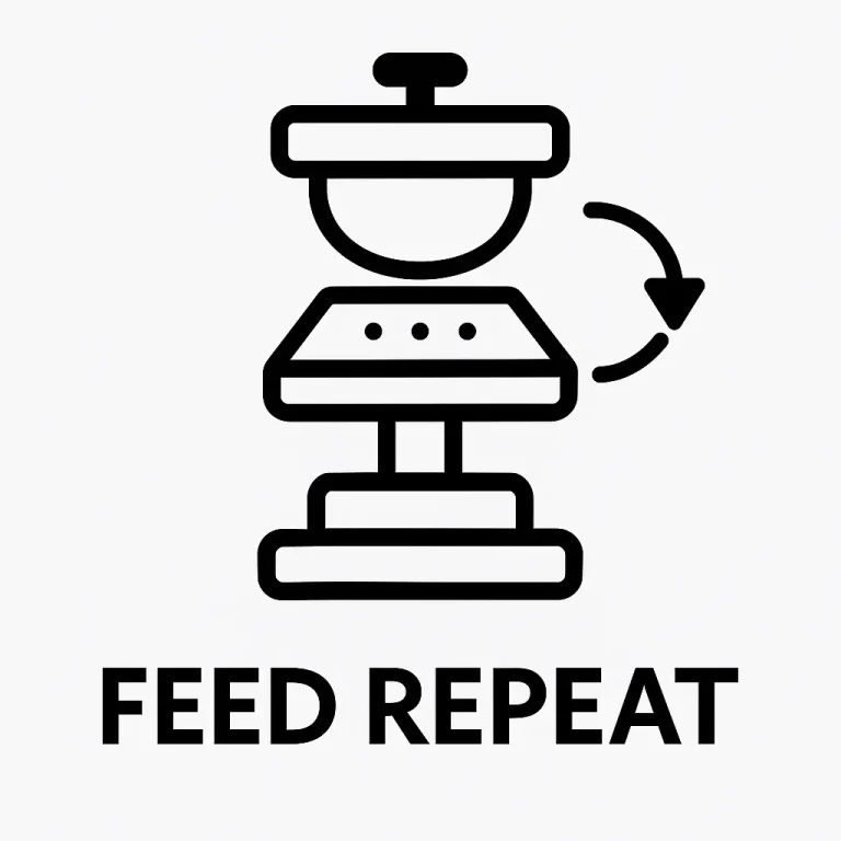 Feed Repeat در دستگاه چاپ تامپو